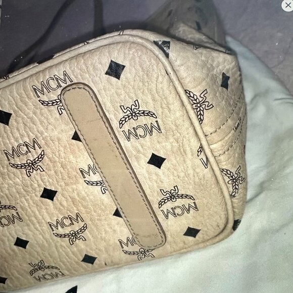 MCM Visetos Anya Top Zip Shopper Medium - Picture 7 of 11